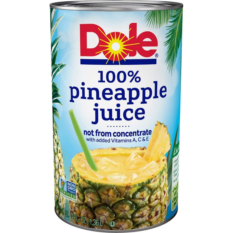 DOLE PINEAPPLE JUICE 46OZ CAN