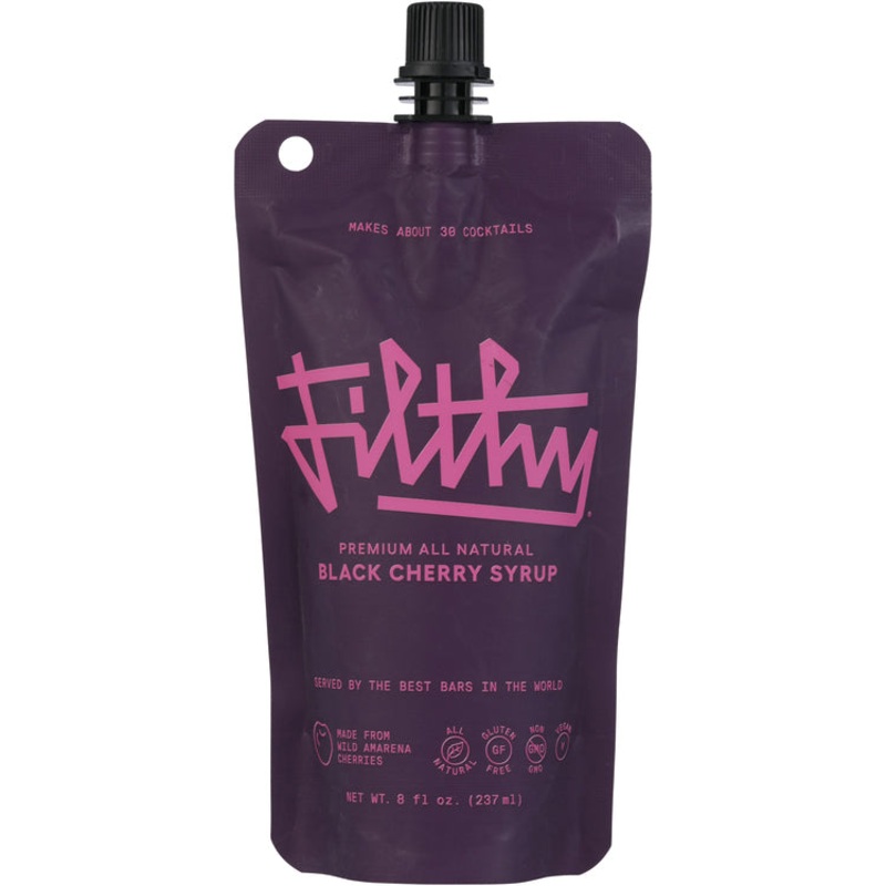 FILTHY BLACK CHERRY SYRUP P 12P
