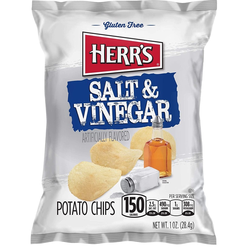 HERR'S SALT & VINEGAR CHIPS
