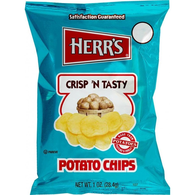 HERRS CRISP'N TASTY REGULAR CHIPS