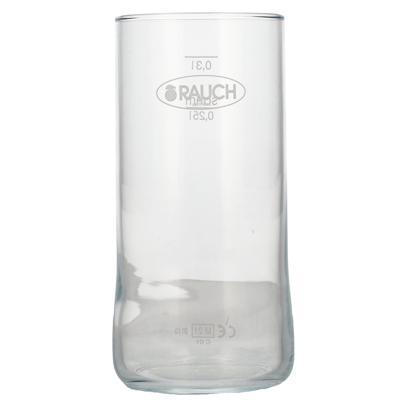 Rauch Fruchtsaft glass with calibration [box, 6 pcs]