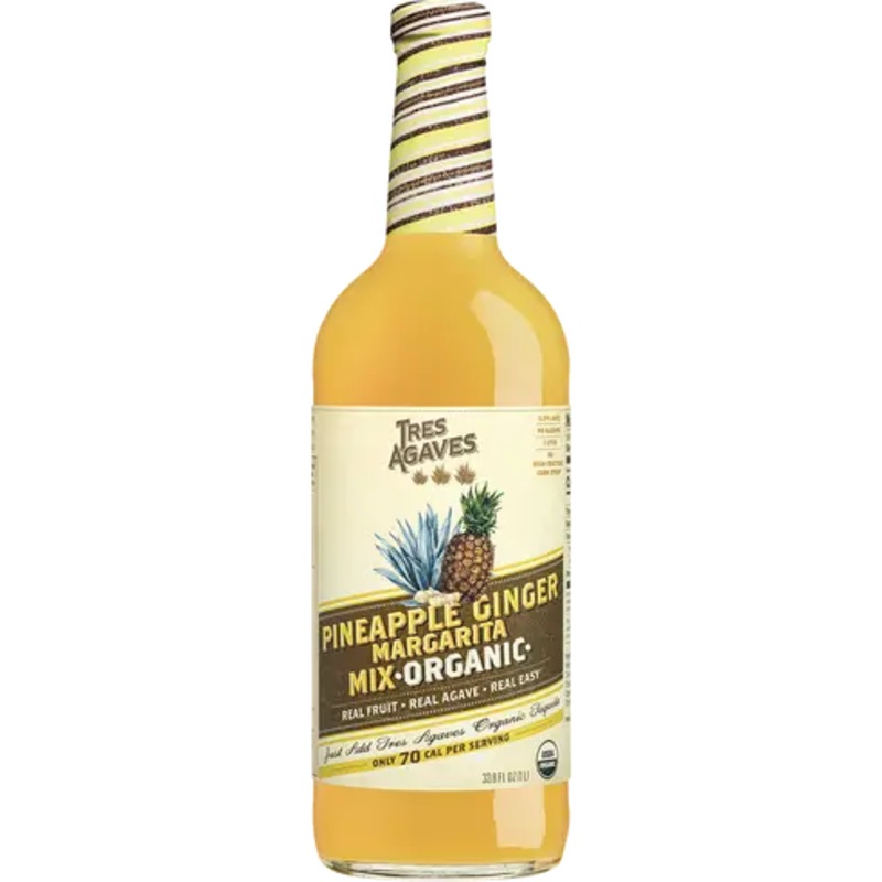 Tres Agaves Organic Pineapple Ginger Margarita Mix 1Lt