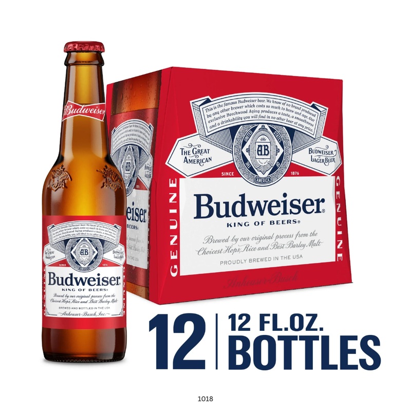 Bud Bottle 12pk  12 Oz