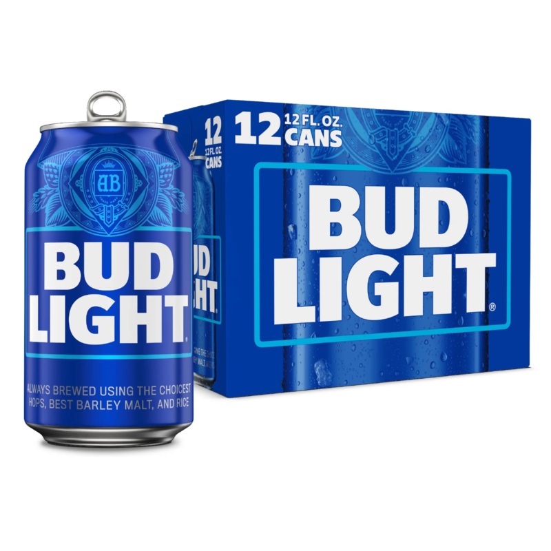 BUD LIGHT 12PK CANS  12 OZ