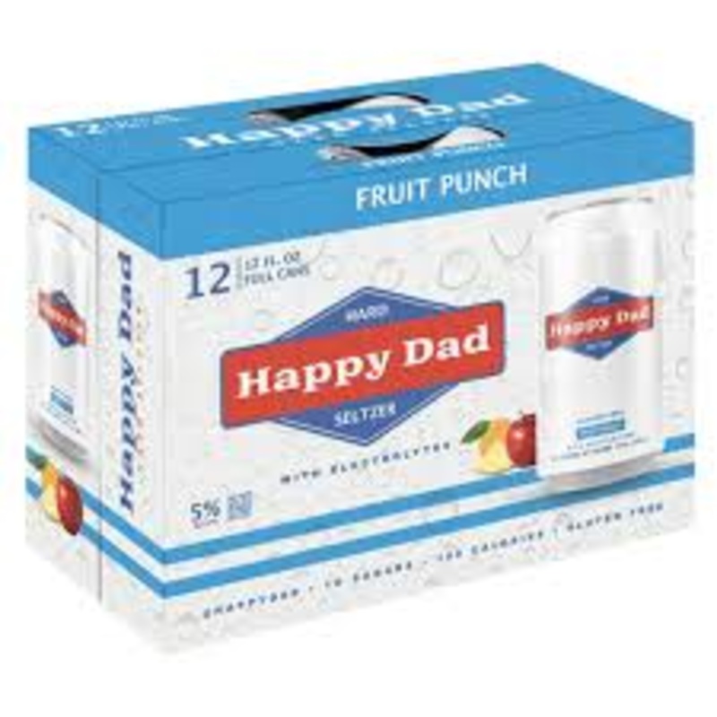 Happy Dad Fruit Punch 12oz 12 Pack Cans