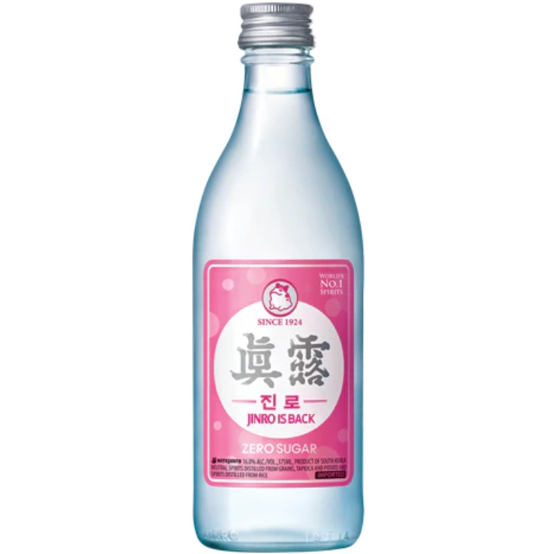 Jinro Is Back Zero Sugar 375ml