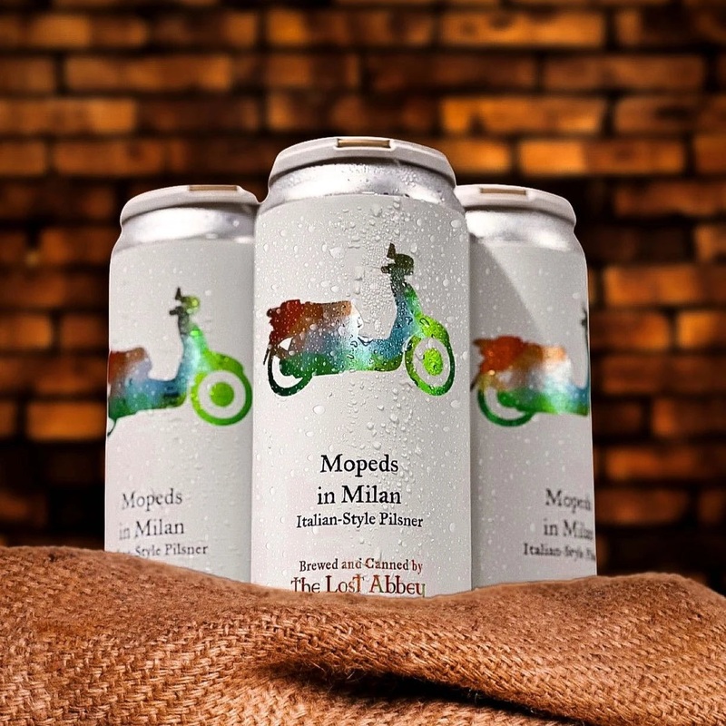 Lost Abbey Mopeds In Milan Italian Pilsner 16oz 4 Pack Cans