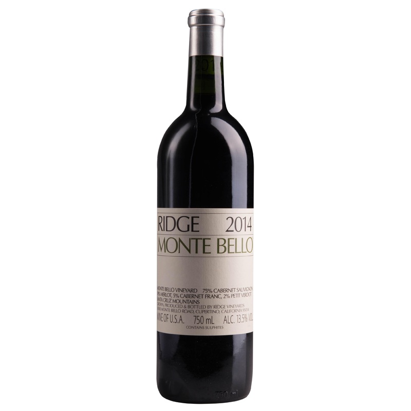 Ridge Vineyards Monte Bello Cabernet Sauvignon 2014