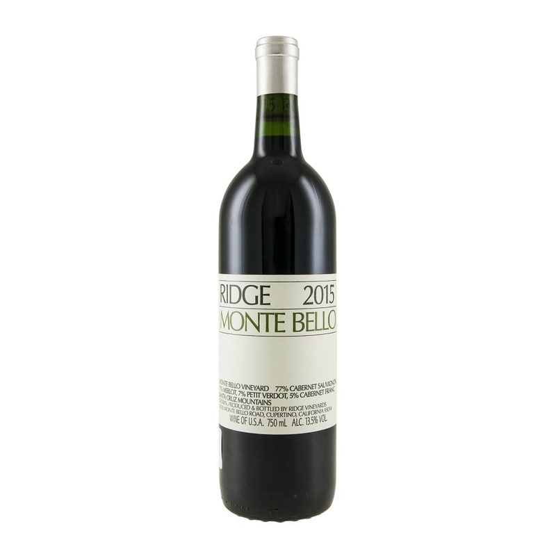 Ridge Vineyards Monte Bello Cabernet Sauvignon 2015
