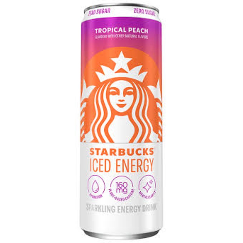 Starbucks Iced Energy Tropical Peach 12oz Can