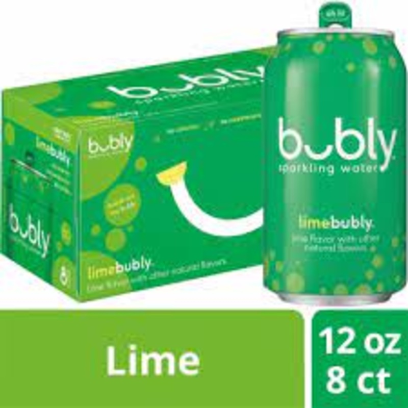 Bubly Limebubly Sparkling Water 12oz 8 Pack can