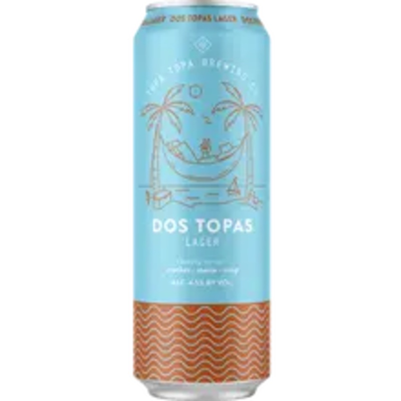 Dos Topas Lager Topa Topa Brewing 19.2oz