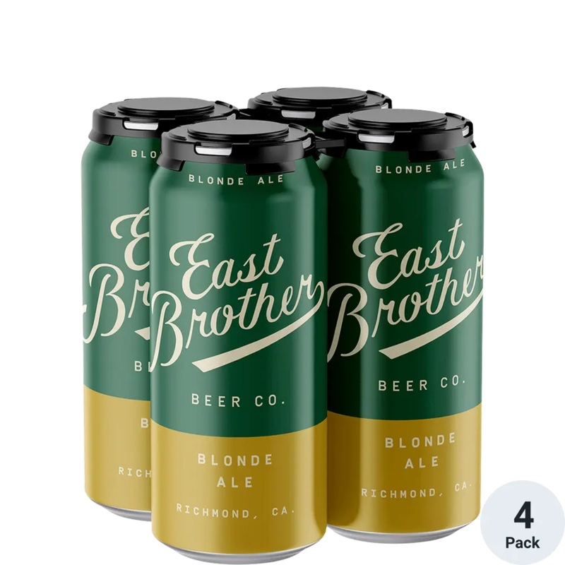 East Brother Blonde Ale 16oz 4 Pack Can