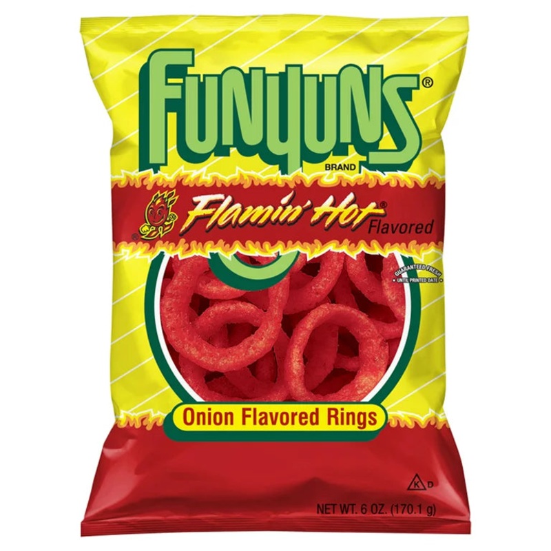 Funyuns Flamin' Hot Onion Flavored Rings 170.1g