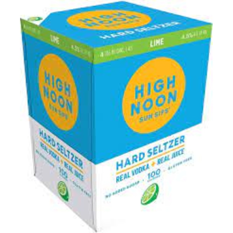 High Noon Hard Seltzer Lime 355ml 4Pack Can