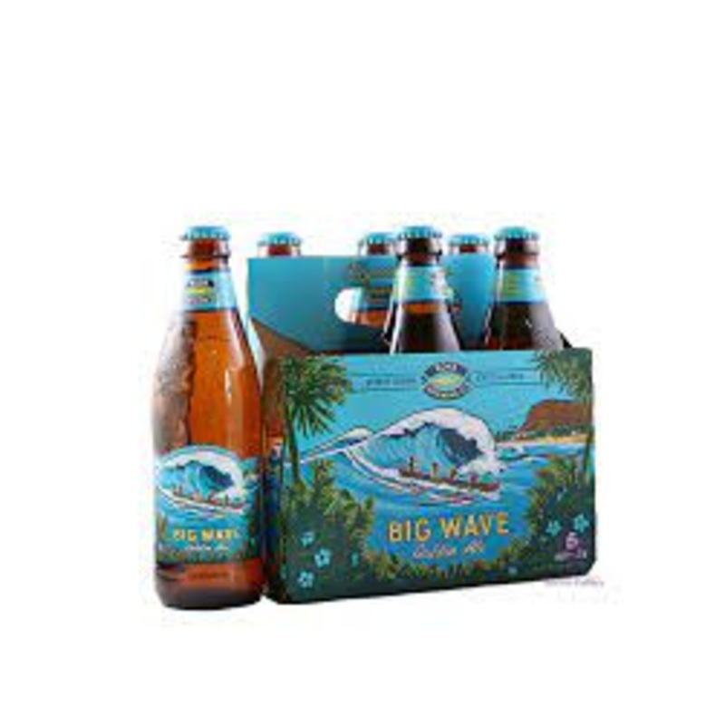 Kona Big Wave Liquid Aloha 12oz 6 Pack Bottle