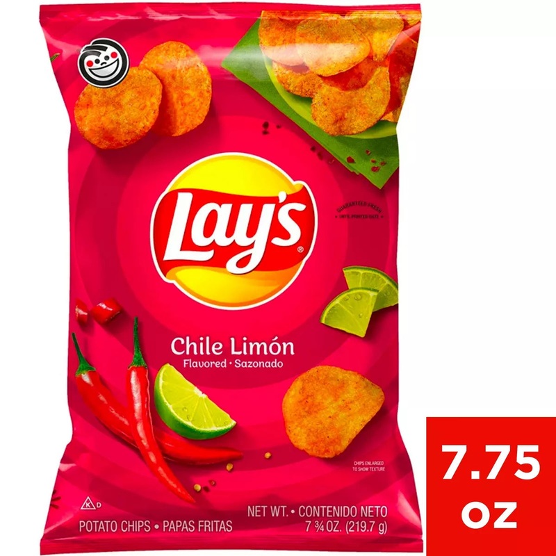 Lay's Chile Limon Flavored Potato Chips 219.7g