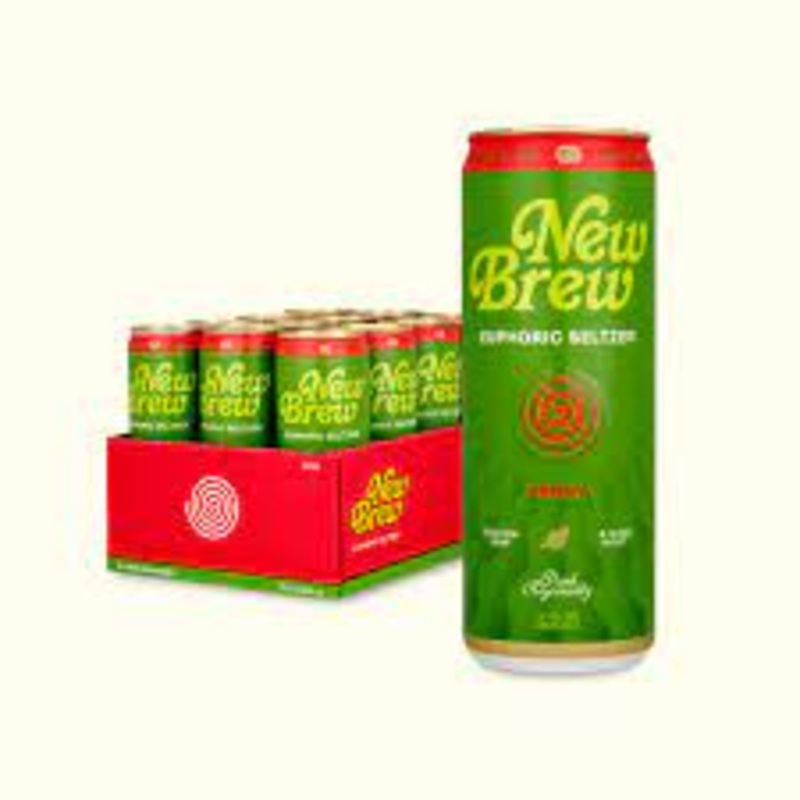 New Brew Euphoric Seltzer Berry 12oz can