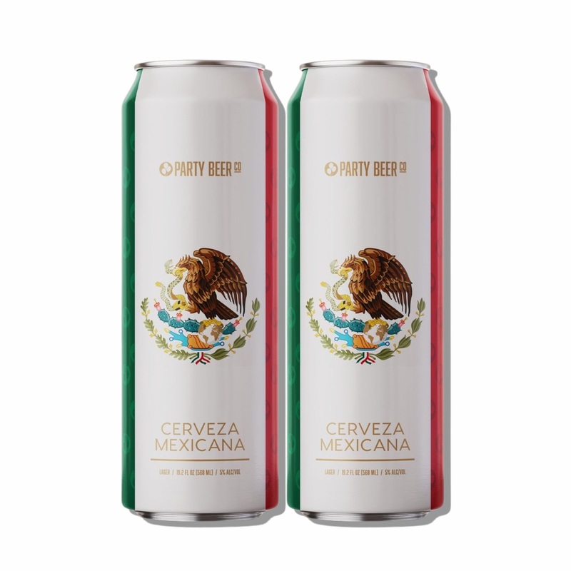 Party Beer Cerveza Mexicana 19.2oz