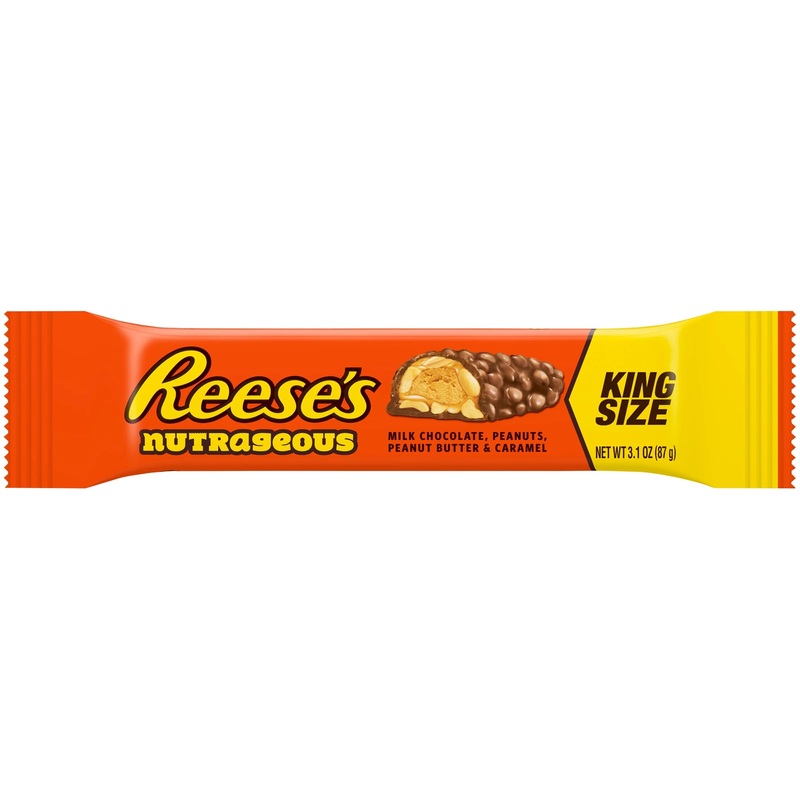 Reese's Nutrageous King Size Net Wt 3.1 Oz (87g)