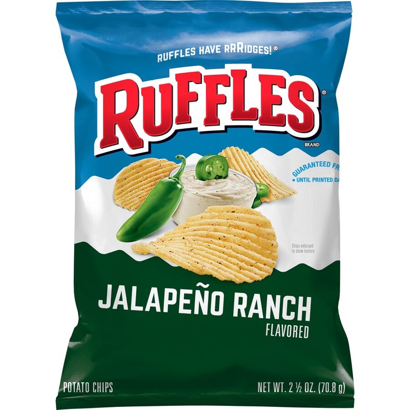 Ruffles Jalapeno Ranch Potato Chips 70.8g