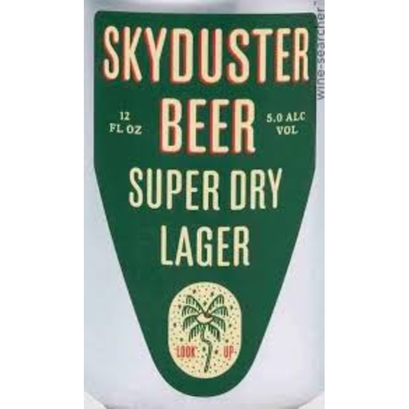 Sky Duster Beer Super Dry Lager 19.2oz