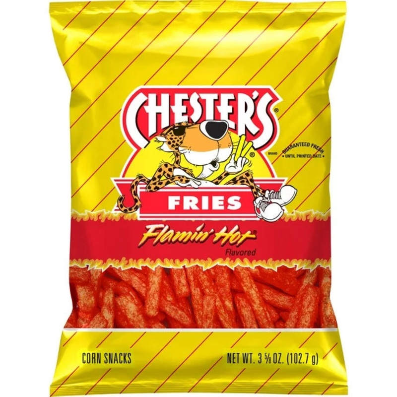 Chester's Fries Flamin' Hot Corn Snacks 102.7g