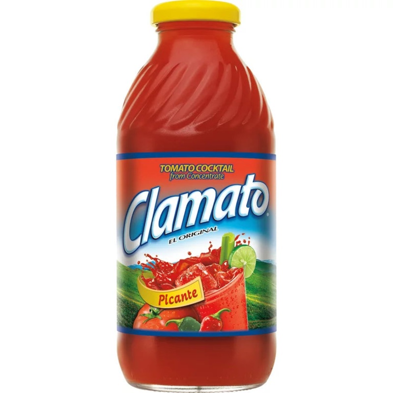 Clamato Tomato Cocktails Picante Juice 16oz