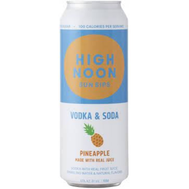 High Noon Vodka & Soda Pineapple 24oz Can