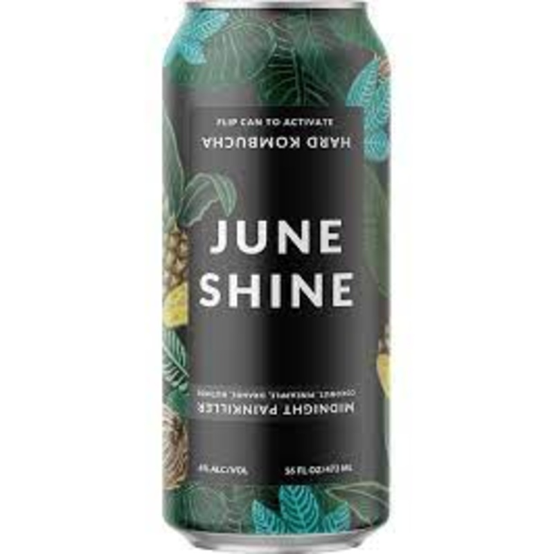 June Shine Midnight Painkiller Hard Kombucha 16oz