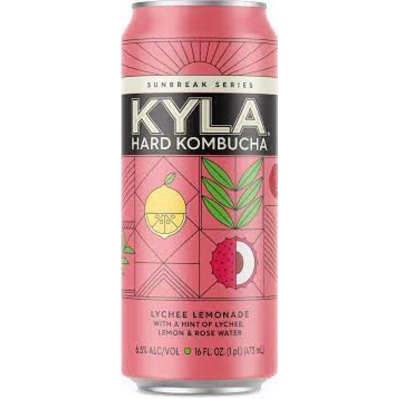 Kyla Hard Kombucha Lychee Lemonade 16oz