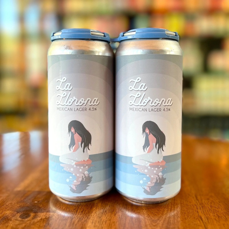 La Llorona Mexican Lager 16oz 4 Pack Can