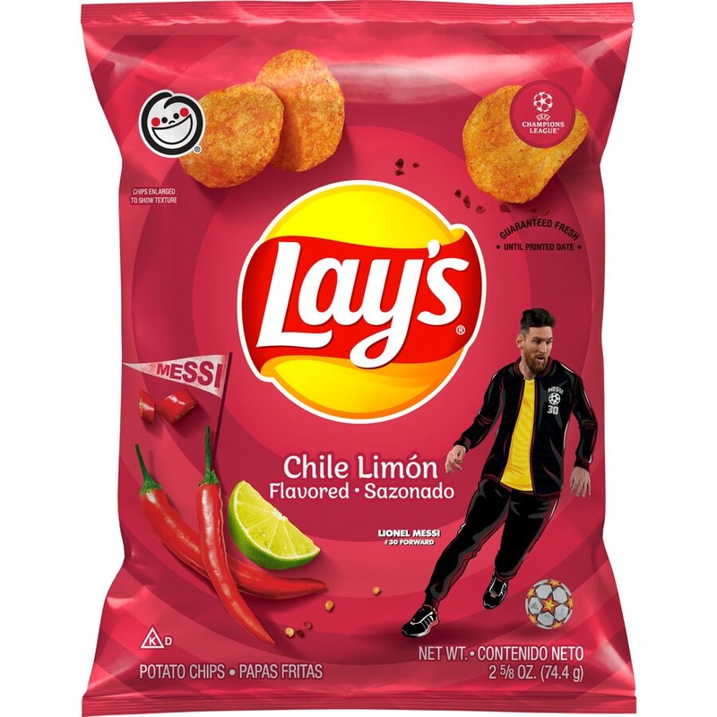 Lay's Chile Limon Flavored Potato Chips 74.4g