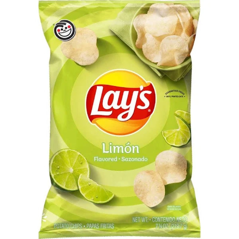 Lay's Limon Potato Chips Papas Fritas 74.4g