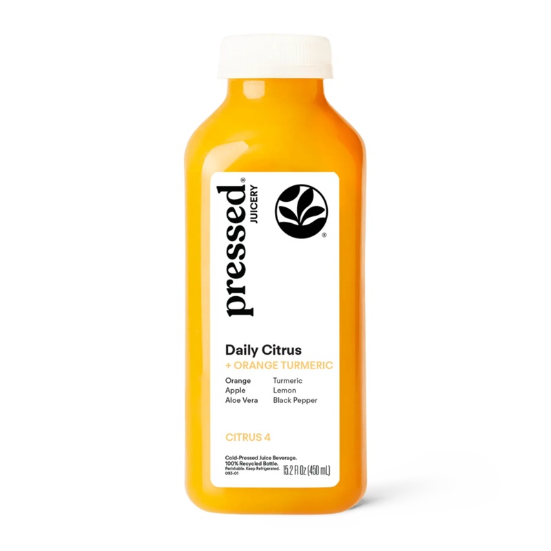 Pressed Daily Citrus Orange Turmeric 450ml
