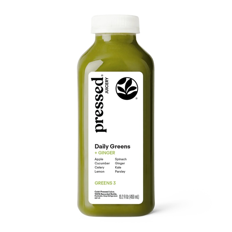 Pressed Daily Greens Ginger 450ml