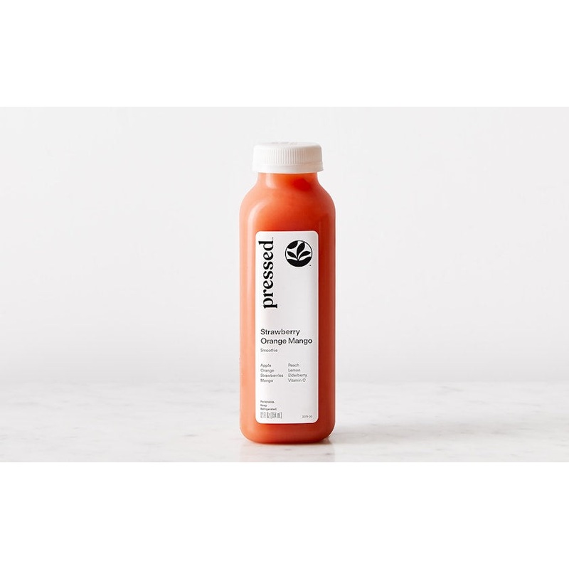 Pressed Wellness Smoothie Strawberry Orange Mango 450ml