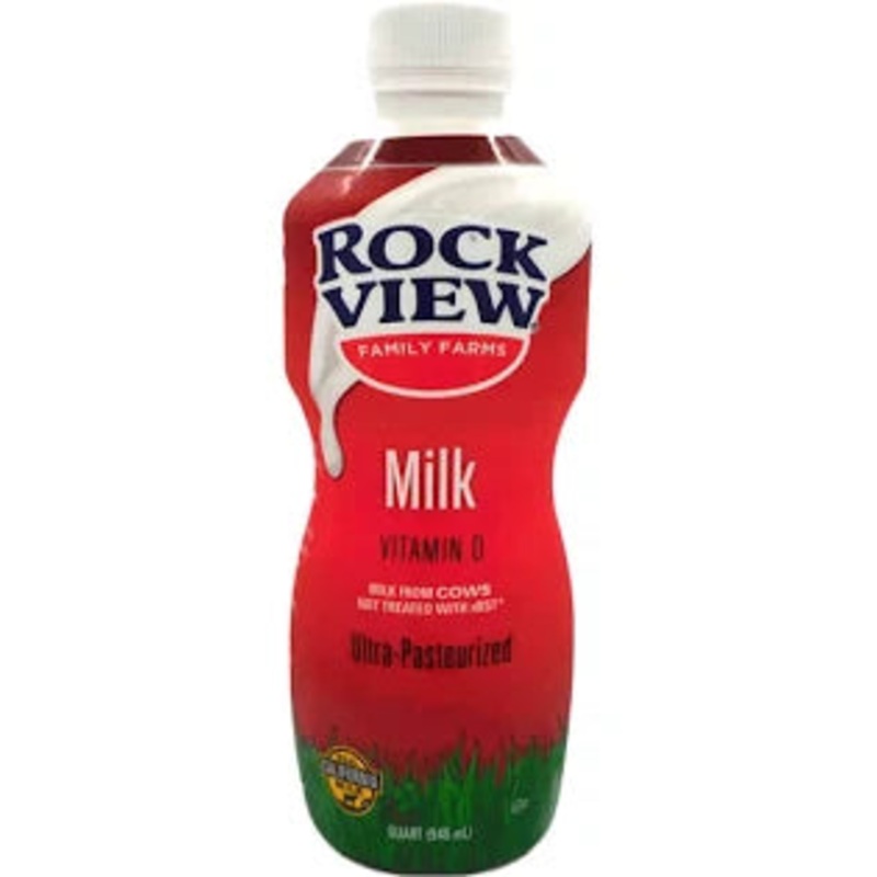 Rock View Milk Ultra Pasteurized 946ml
