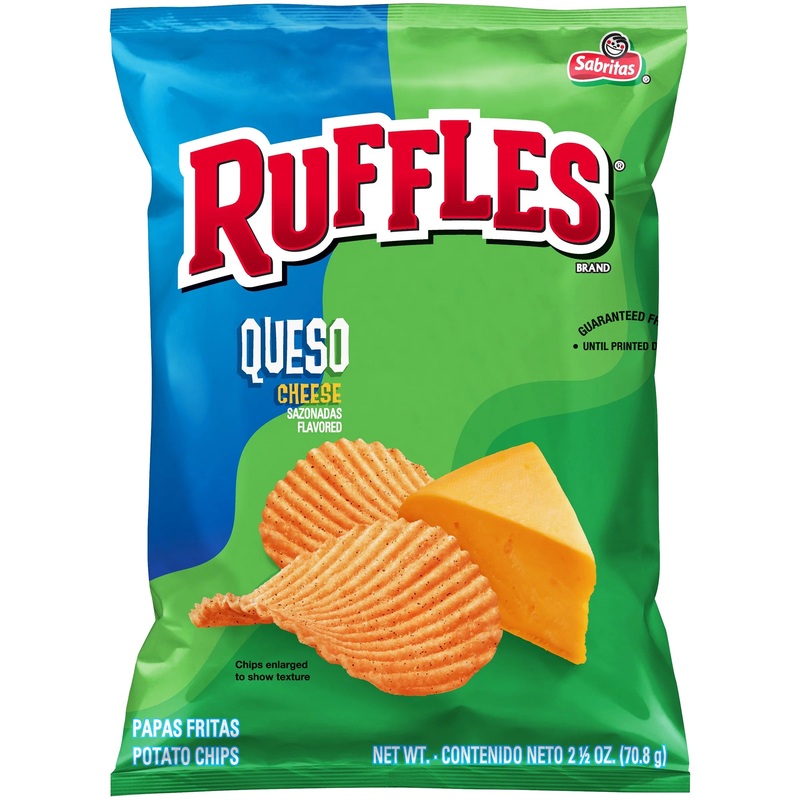 Ruffles Queso Cheese Potato Chips 70.8g