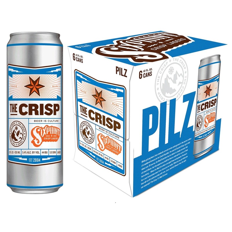 Six Point The Crisp Pilz 12oz 6 Pack Can (alc.5.4%)