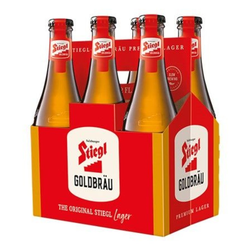 Stiegl Goldbrau Lager 12oz 6 Pack Bottles (alc.5%)