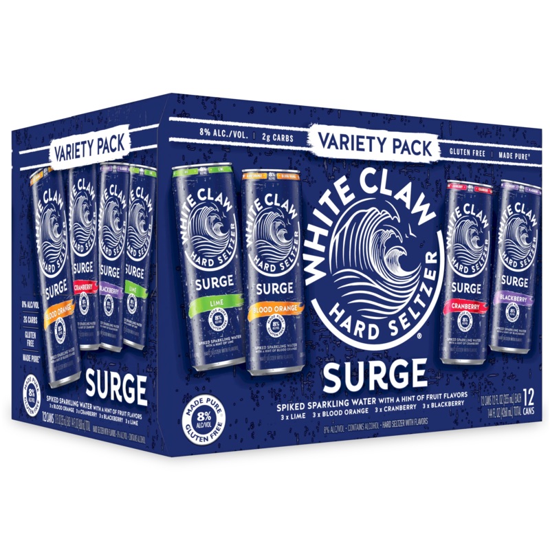White Claw Surge Variety No 1 12oz 12 Pack Can