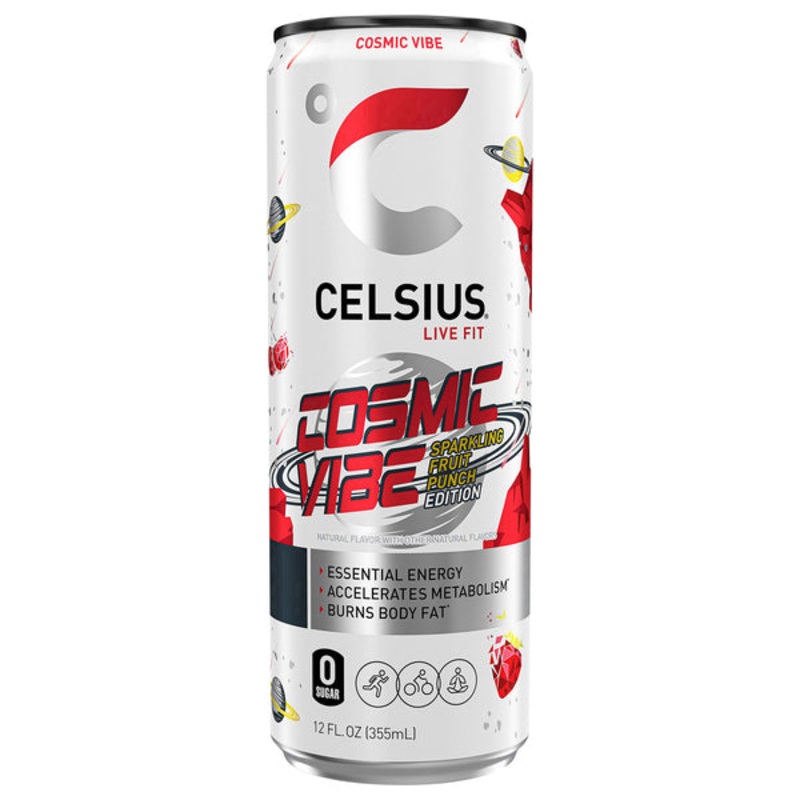 Celsius Sparkling Fruit Punch 12oz