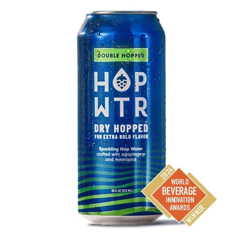 Double Hopped Hop WTR Dry Hopped Sparkling Water 16oz Can