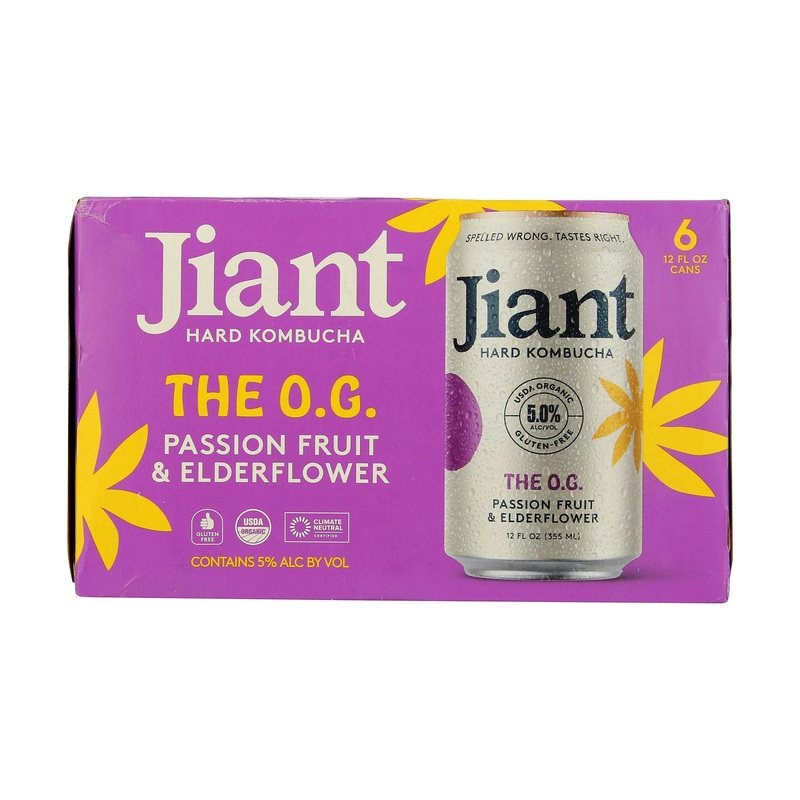 Jiant Hard Kombucha The O. G 12oz6pack Cans