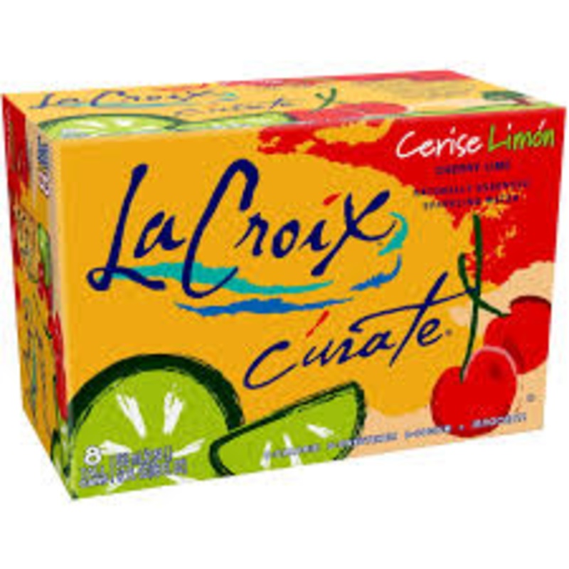La Croix Cerise Limon 12oz 8 Pack Cans