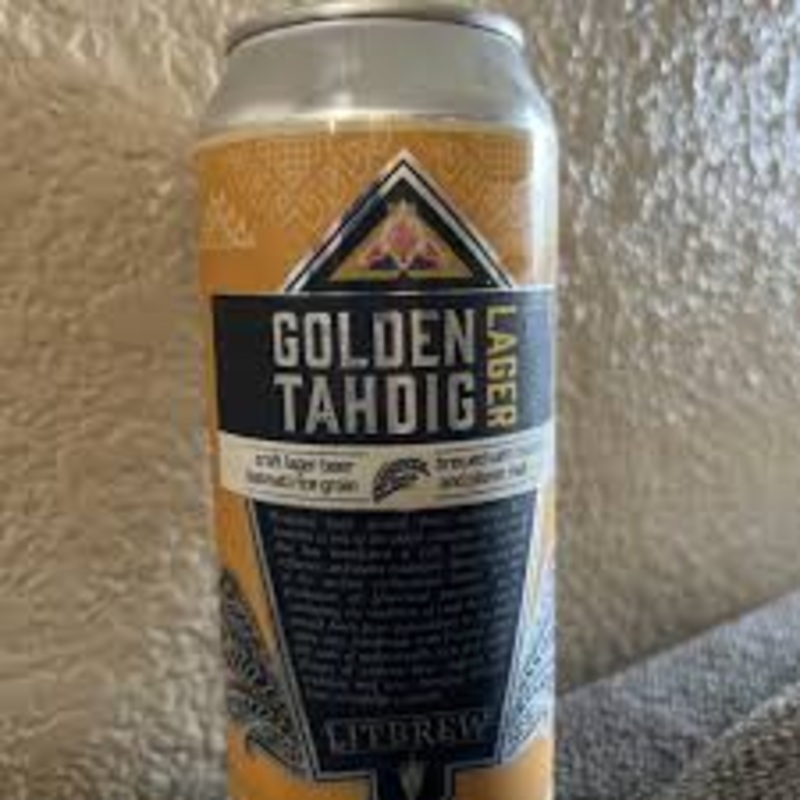 Litbrew Golden Tahdig Lager 16oz 4pk Cans