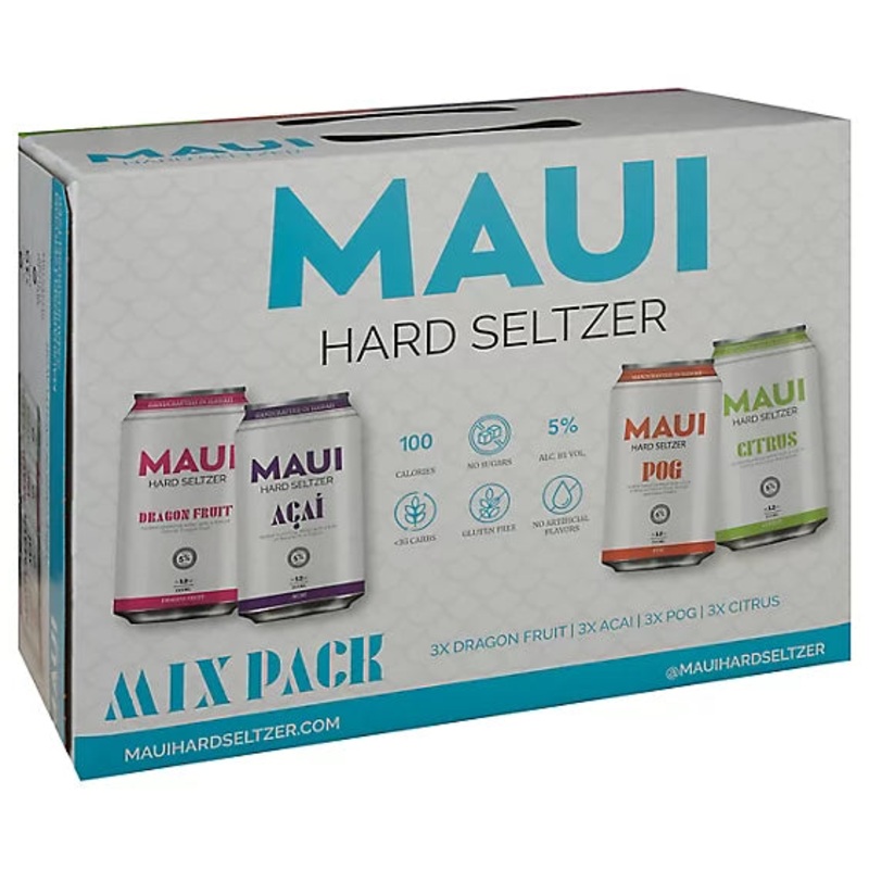 Maui Hard Seltzer Variety Pack 12oz 12 Pack Can