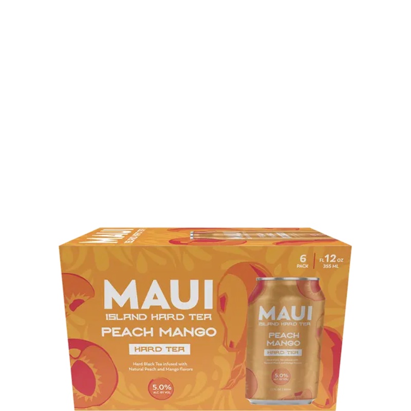 Maui Peach Mango Hard Tea 12oz 6pk Cans
