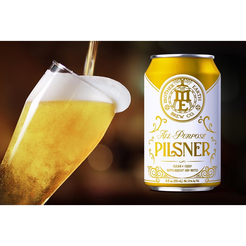 Mother Earth All Purpose Pilsner 12oz 6pack Cans